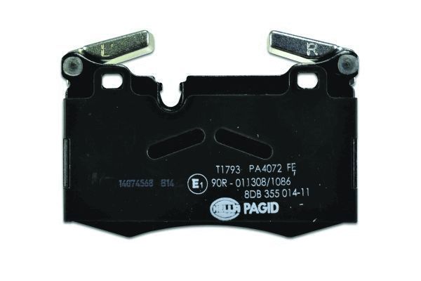 Stabdžių trinkelių rinkinys, diskinis stabdys HELLA PAGID 8DB 355 014-111