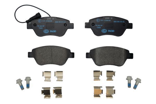 Stabdžių trinkelių rinkinys, diskinis stabdys HELLA PAGID 8DB 355 015-491