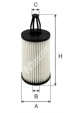 Alyvos filtras MFILTER TE 4069