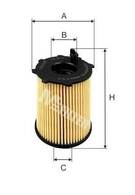 Alyvos filtras MFILTER TE 617