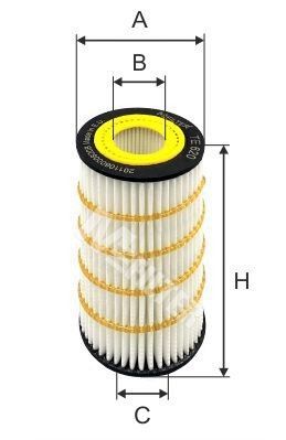 Alyvos filtras MFILTER TE 620