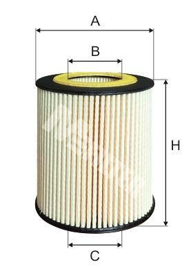 Alyvos filtras MFILTER TE 625