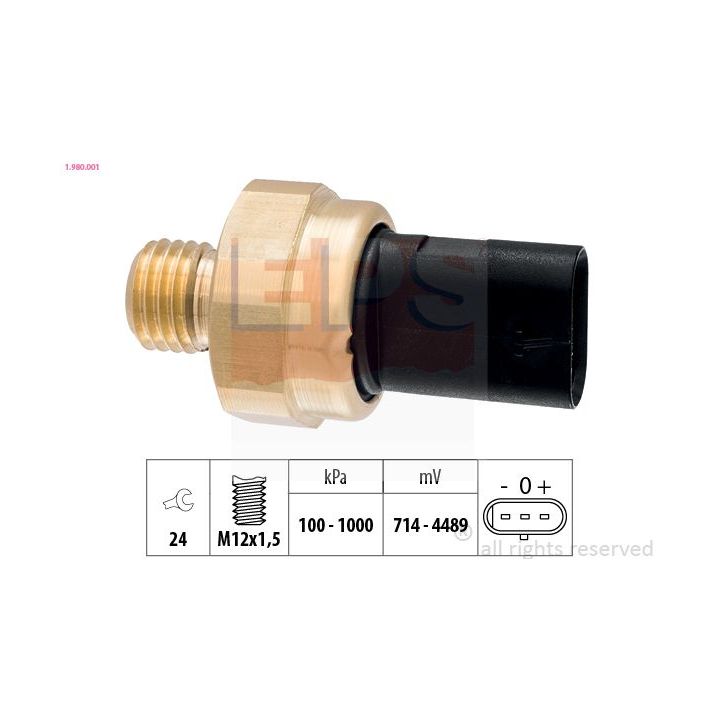 Siuntimo blokas, alyvos slėgis EPS 1.980.001