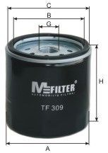 Alyvos filtras MFILTER TF 309