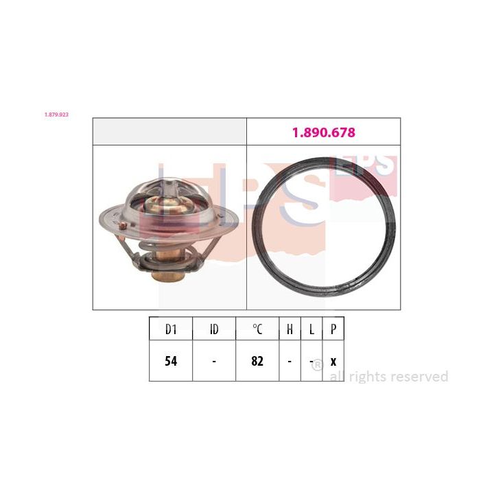 Termostatas, aušinimo skystis EPS 1.879.923