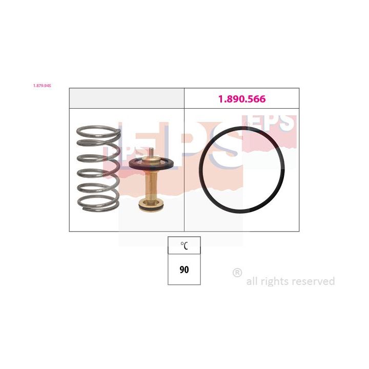 Termostatas, aušinimo skystis EPS 1.879.945