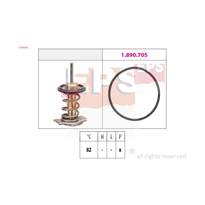Termostatas, aušinimo skystis EPS 1.879.951