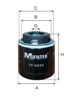 Alyvos filtras MFILTER TF 6533