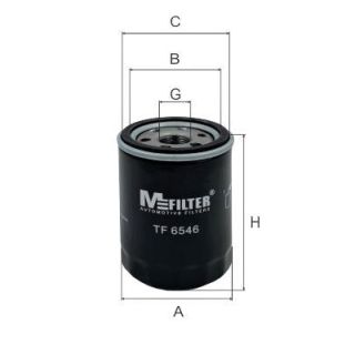 Alyvos filtras MFILTER TF 6546