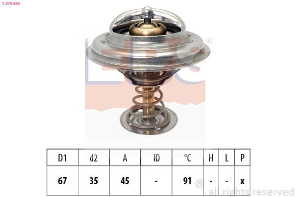 Termostatas, aušinimo skystis EPS 1.879.989