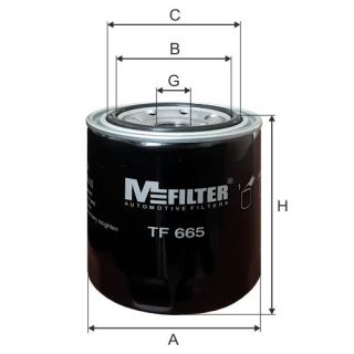 Alyvos filtras MFILTER TF 665