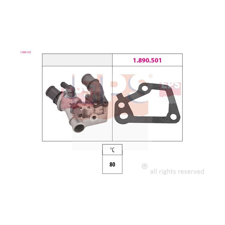 Termostatas, aušinimo skystis EPS 1.880.101