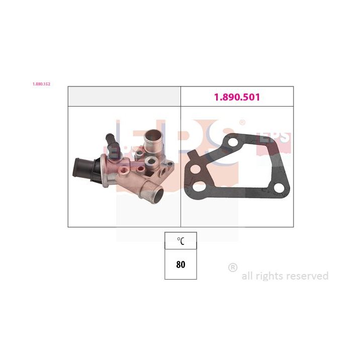 Termostatas, aušinimo skystis EPS 1.880.152