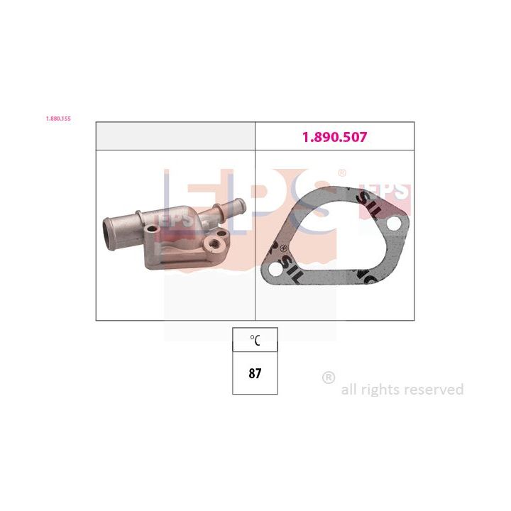 Termostatas, aušinimo skystis EPS 1.880.155
