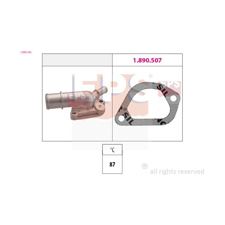 Termostatas, aušinimo skystis EPS 1.880.160