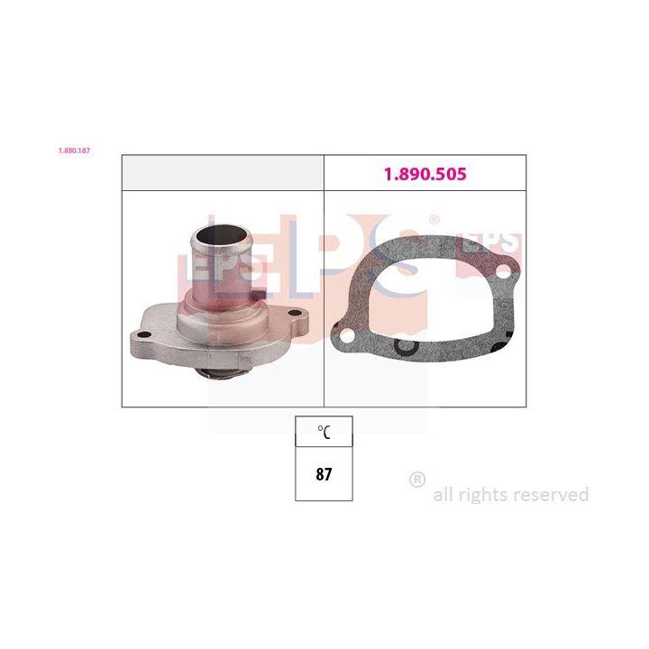 Termostatas, aušinimo skystis EPS 1.880.187