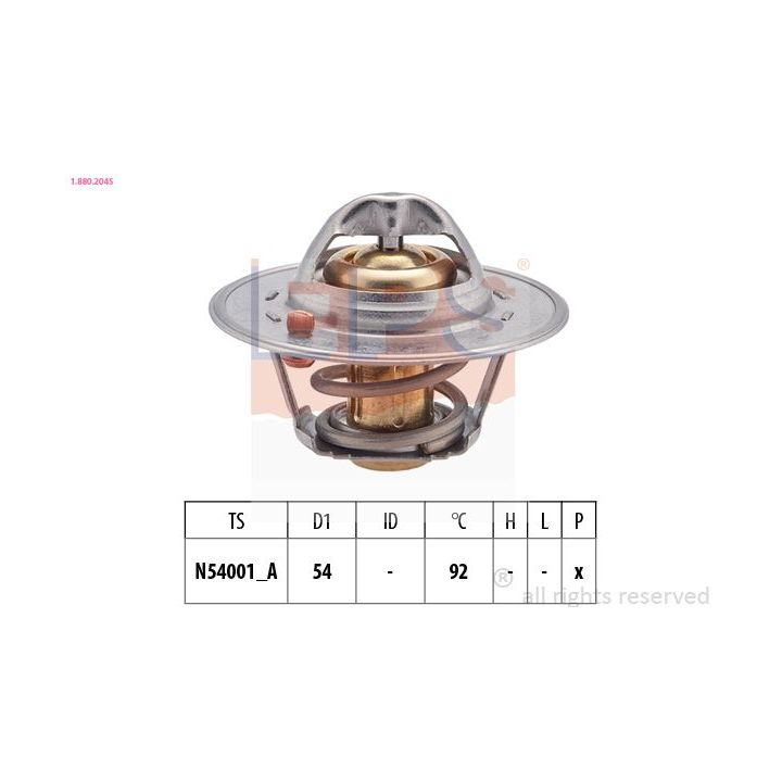 Termostatas, aušinimo skystis EPS 1.880.204S