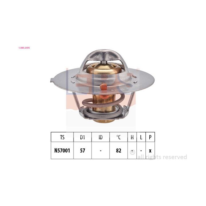 Termostatas, aušinimo skystis EPS 1.880.209S