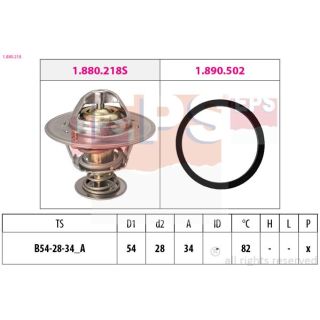 Termostatas, aušinimo skystis EPS 1.880.218
