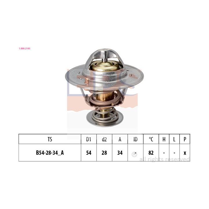 Termostatas, aušinimo skystis EPS 1.880.218S
