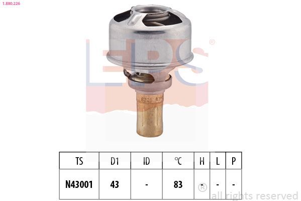 Termostatas, aušinimo skystis EPS 1.880.226