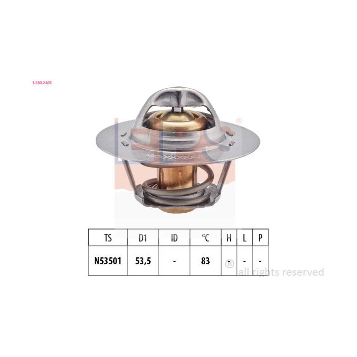 Termostatas, aušinimo skystis EPS 1.880.240S