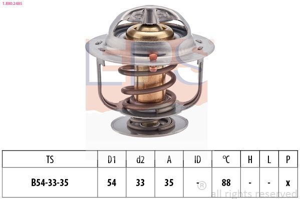 Termostatas, aušinimo skystis EPS 1.880.248S