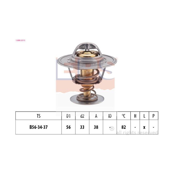 Termostatas, aušinimo skystis EPS 1.880.251S