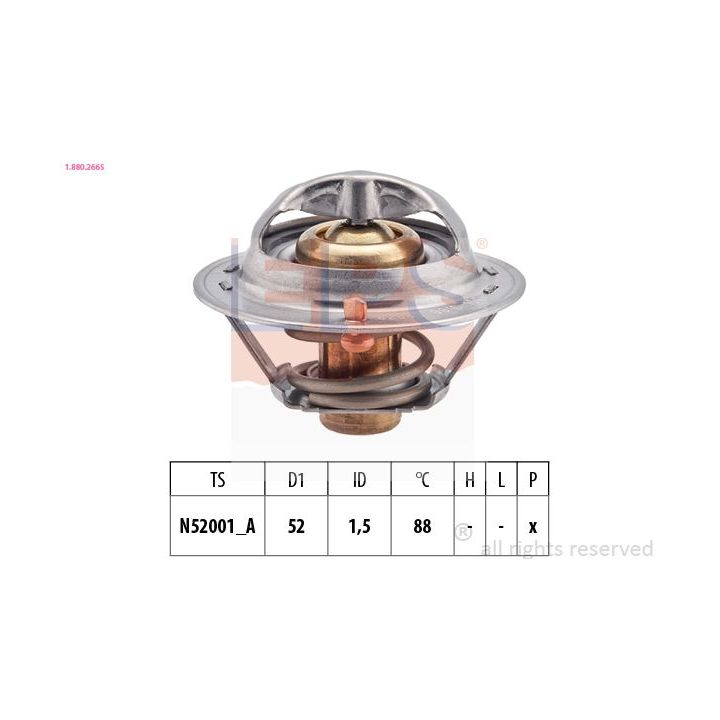 Termostatas, aušinimo skystis EPS 1.880.266S