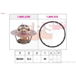 Termostatas, aušinimo skystis EPS 1.880.291