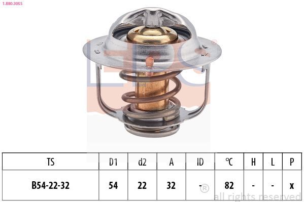 Termostatas, aušinimo skystis EPS 1.880.305S