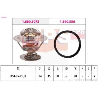 Termostatas, aušinimo skystis EPS 1.880.307