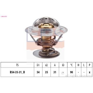 Termostatas, aušinimo skystis EPS 1.880.307S