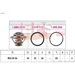 Termostatas, aušinimo skystis EPS 1.880.314