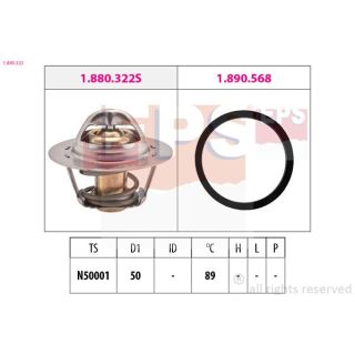 Termostatas, aušinimo skystis EPS 1.880.322