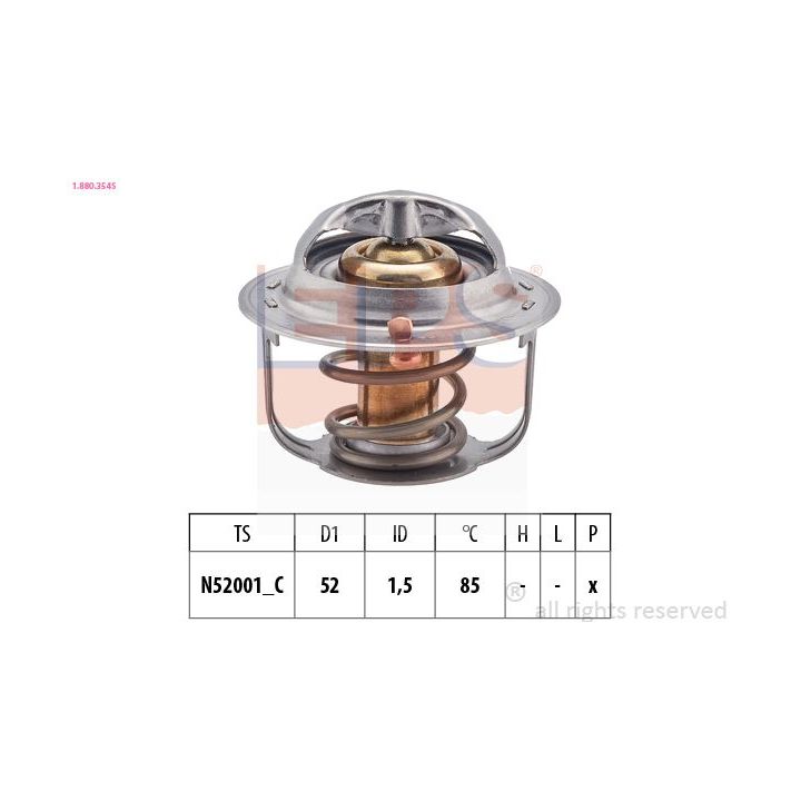 Termostatas, aušinimo skystis EPS 1.880.354S