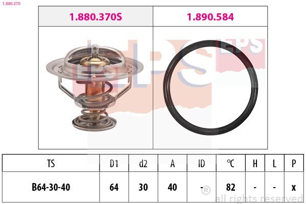 Termostatas, aušinimo skystis EPS 1.880.370