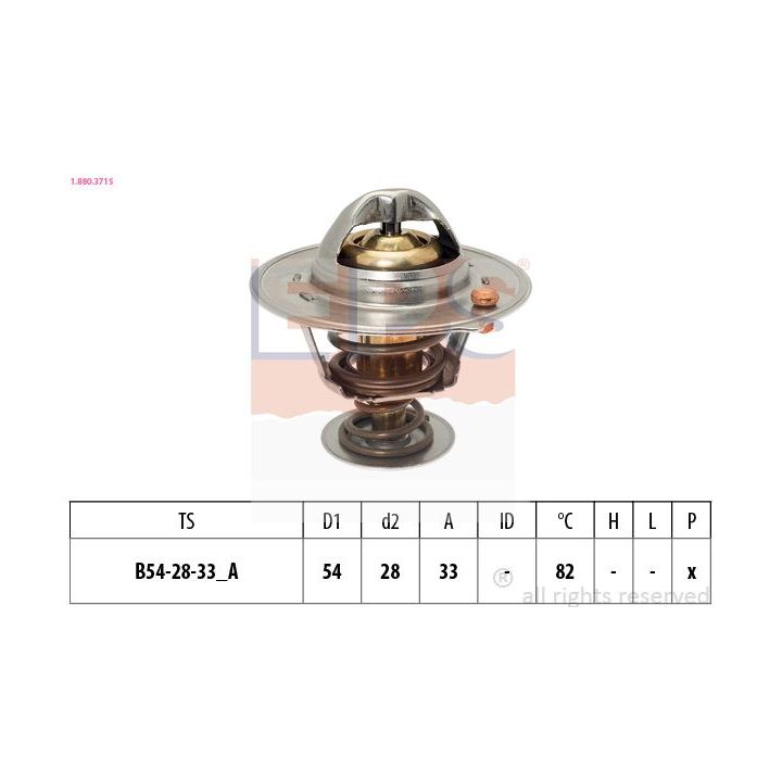 Termostatas, aušinimo skystis EPS 1.880.371S