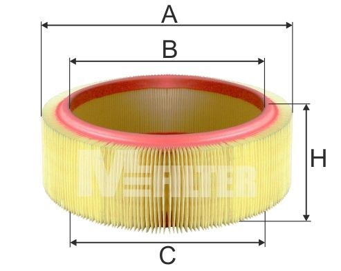 Oro filtras MFILTER A 580