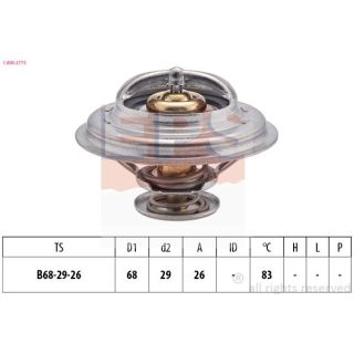 Termostatas, aušinimo skystis EPS 1.880.377S