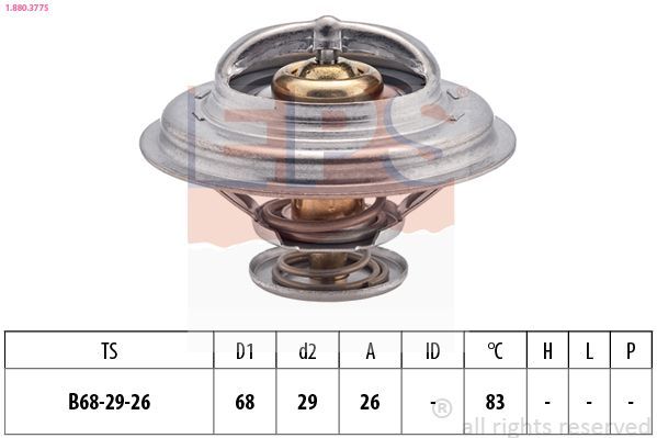 Termostatas, aušinimo skystis EPS 1.880.377S