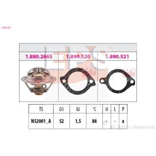 Termostatas, aušinimo skystis EPS 1.880.384