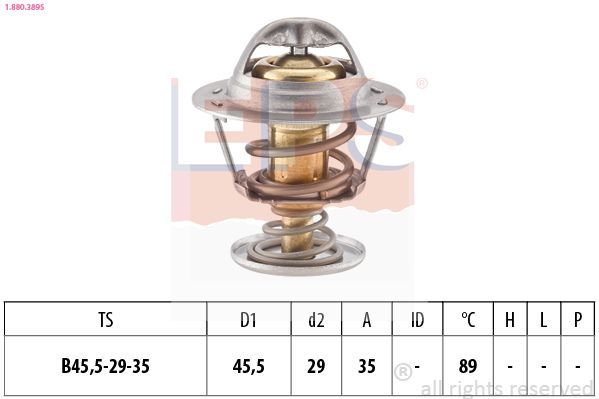 Termostatas, aušinimo skystis EPS 1.880.389S