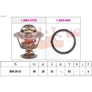 Termostatas, aušinimo skystis EPS 1.880.415