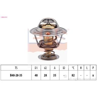 Termostatas, aušinimo skystis EPS 1.880.415S