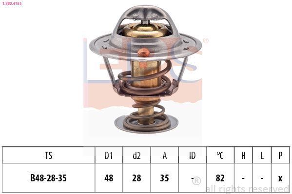 Termostatas, aušinimo skystis EPS 1.880.415S