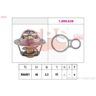 Termostatas, aušinimo skystis EPS 1.880.524