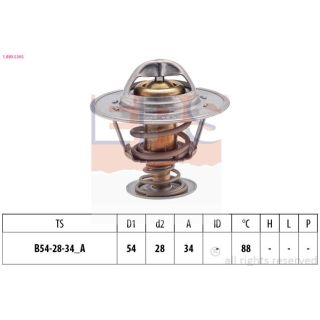 Termostatas, aušinimo skystis EPS 1.880.536S