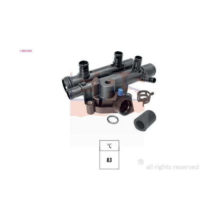 Termostatas, aušinimo skystis EPS 1.880.666K