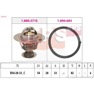 Termostatas, aušinimo skystis EPS 1.880.726